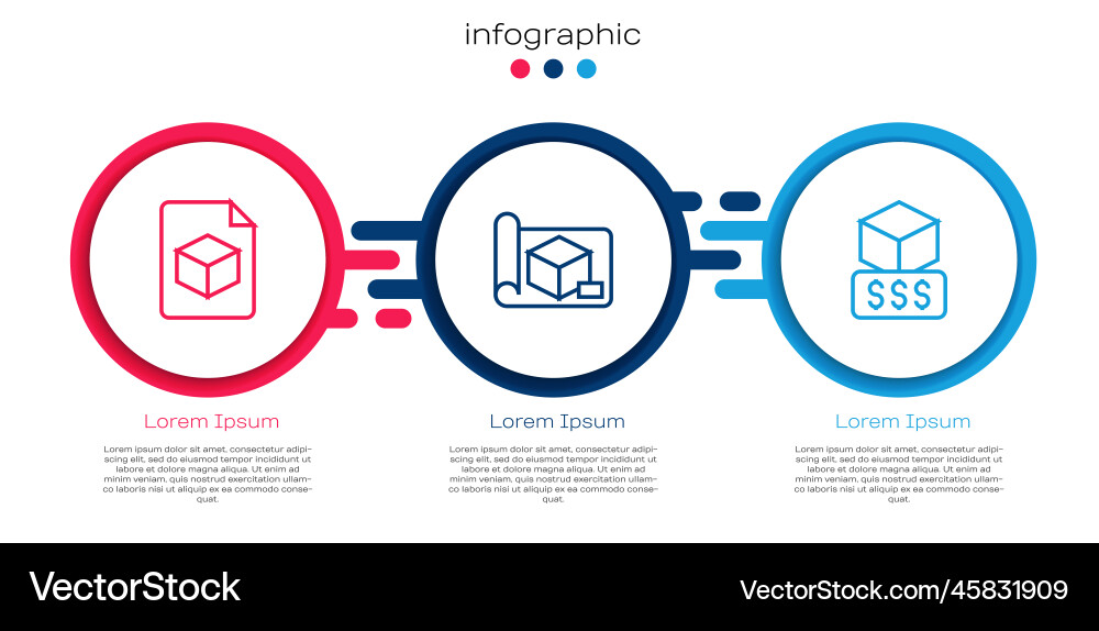 Set line isometric cube file graphing paper Set line isometric cube file graphing paper vector image