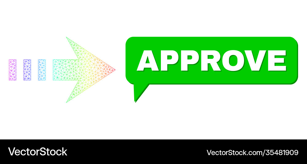 Spectral network gradient send right icon Vector Image