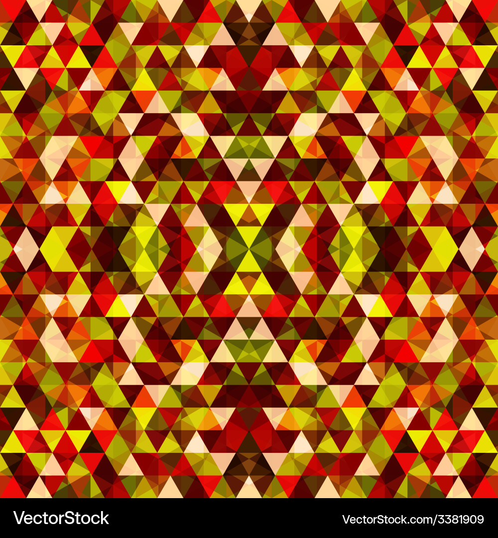 Triangular mosaic colorful background Vector Image