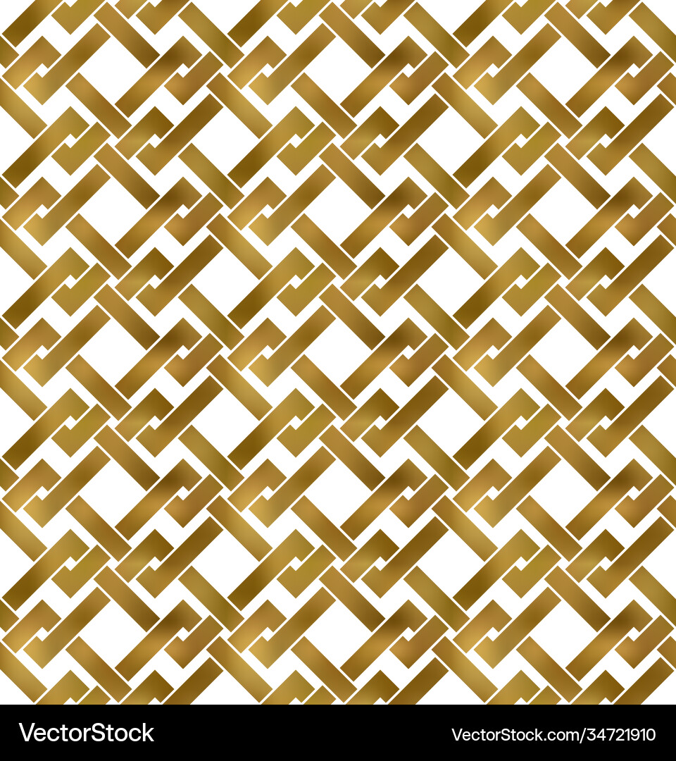 Abstract repeatable pattern background golden vector image