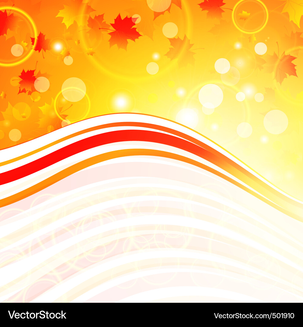 Autumn frame Vector Image