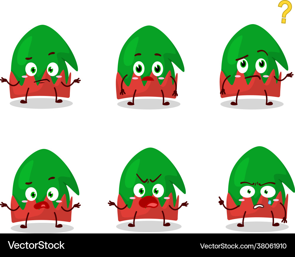 Cartoon character dwarf hat with what expression Cartoon character dwarf hat with what expression vector image