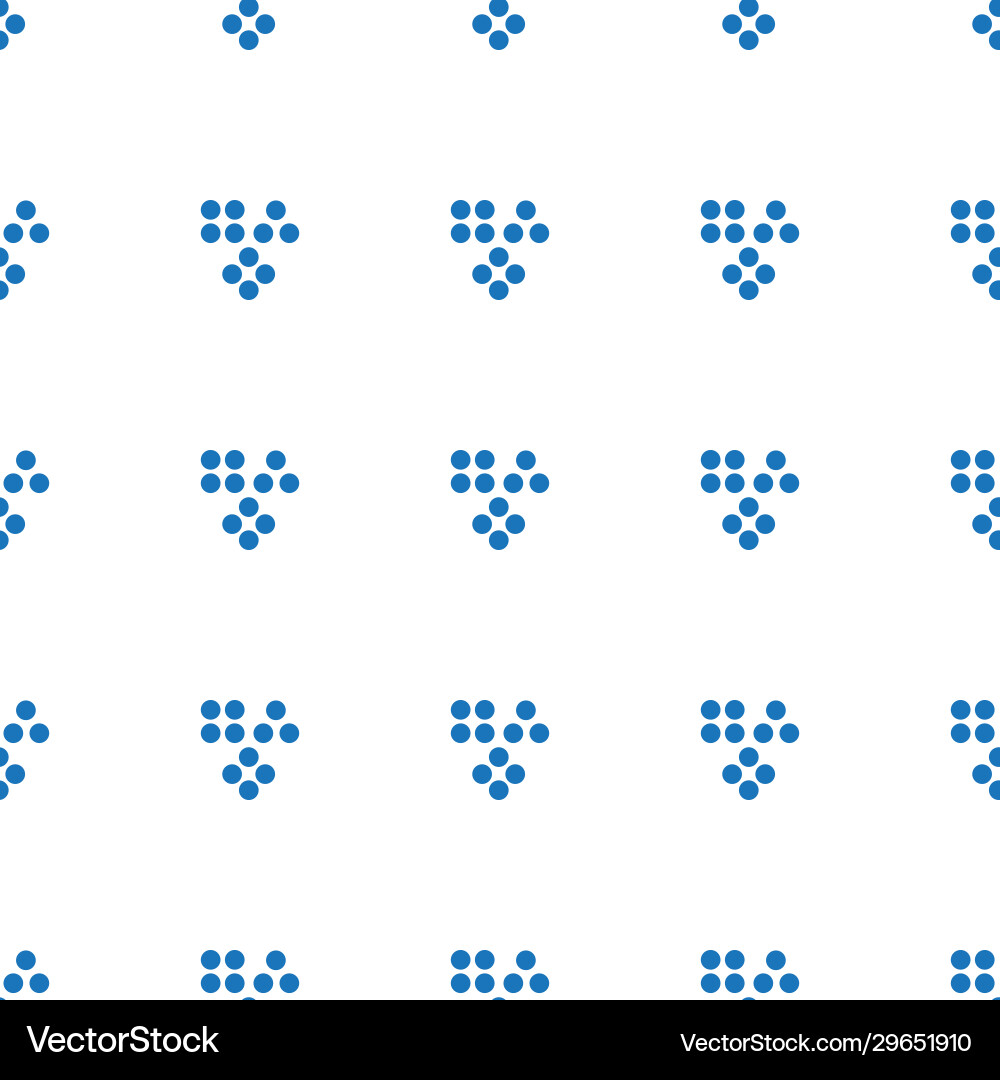 Clustering icon pattern seamless isolated on white vector image