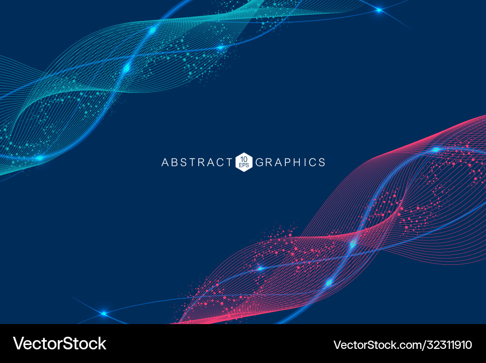 Geometric abstract background with connected line Geometric abstract background with connected line vector image