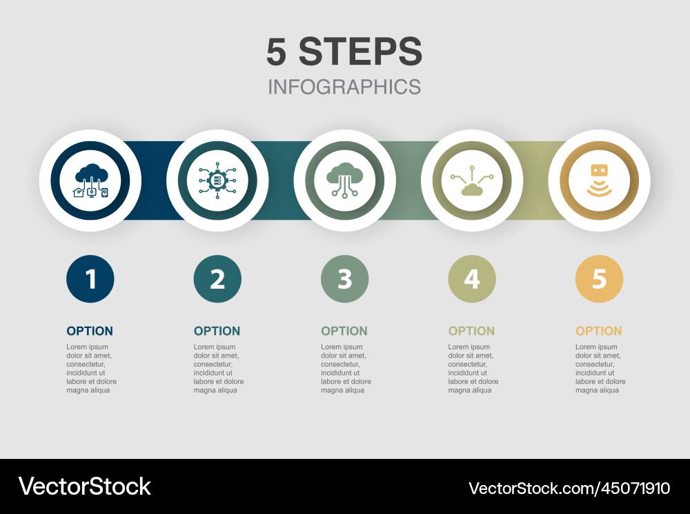 Internet of things big data cloud computing vector image