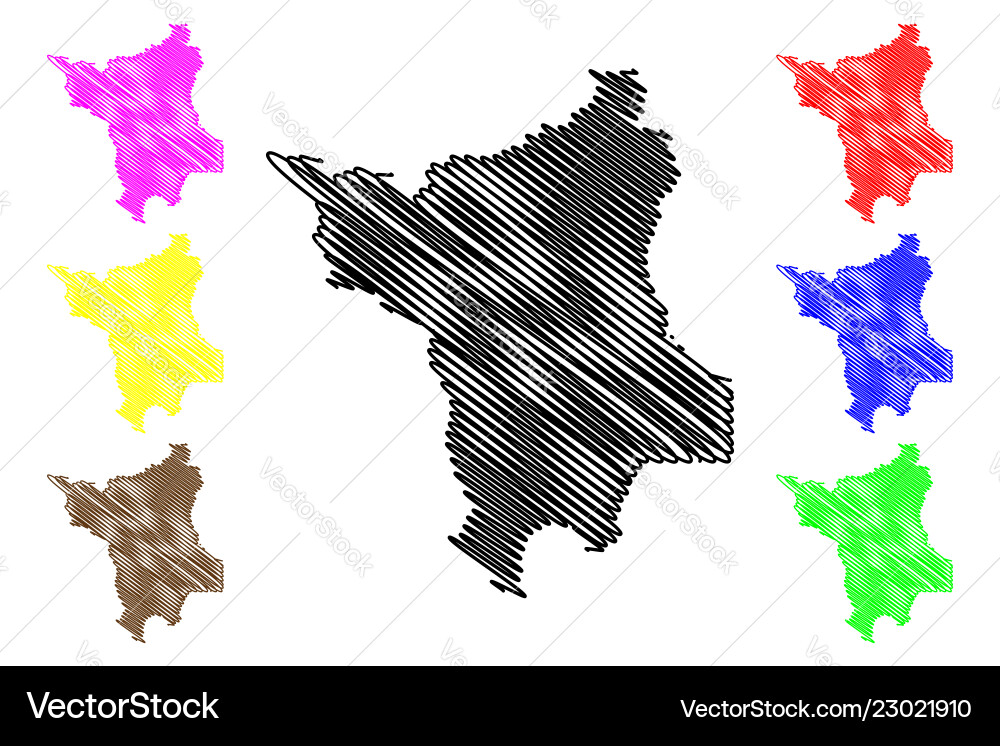 Roraima map Vector Image