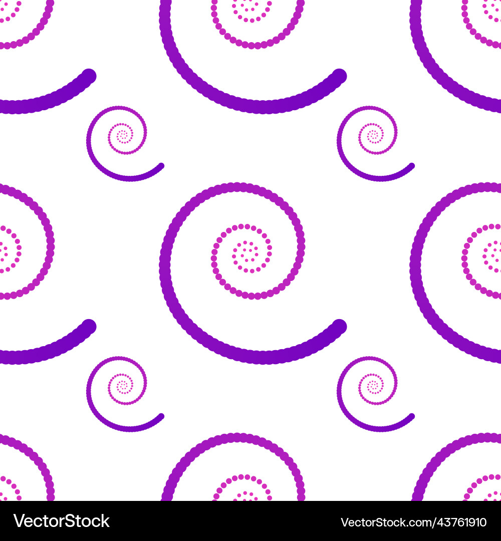 Seamless pattern with spirals gradient Seamless pattern with spirals gradient vector image