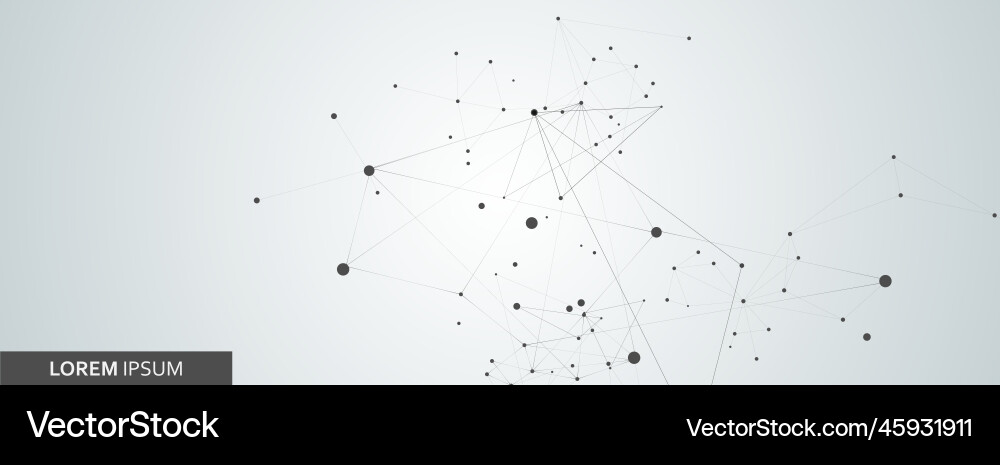 Abstract science atom technology connection dot Abstract science atom technology connection dot vector image