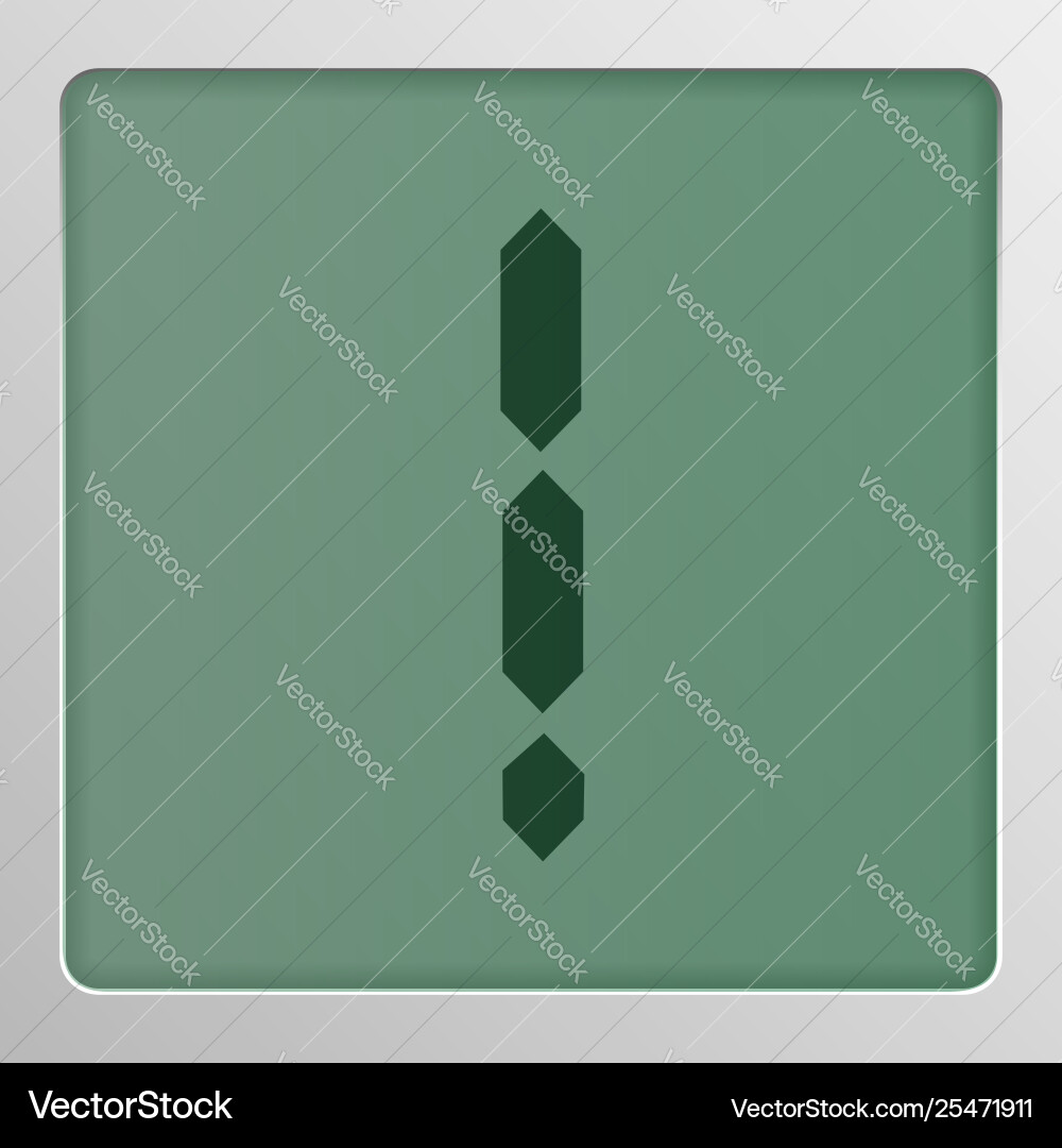 Digital character set typeface on a screen Digital character set typeface on a screen vector image