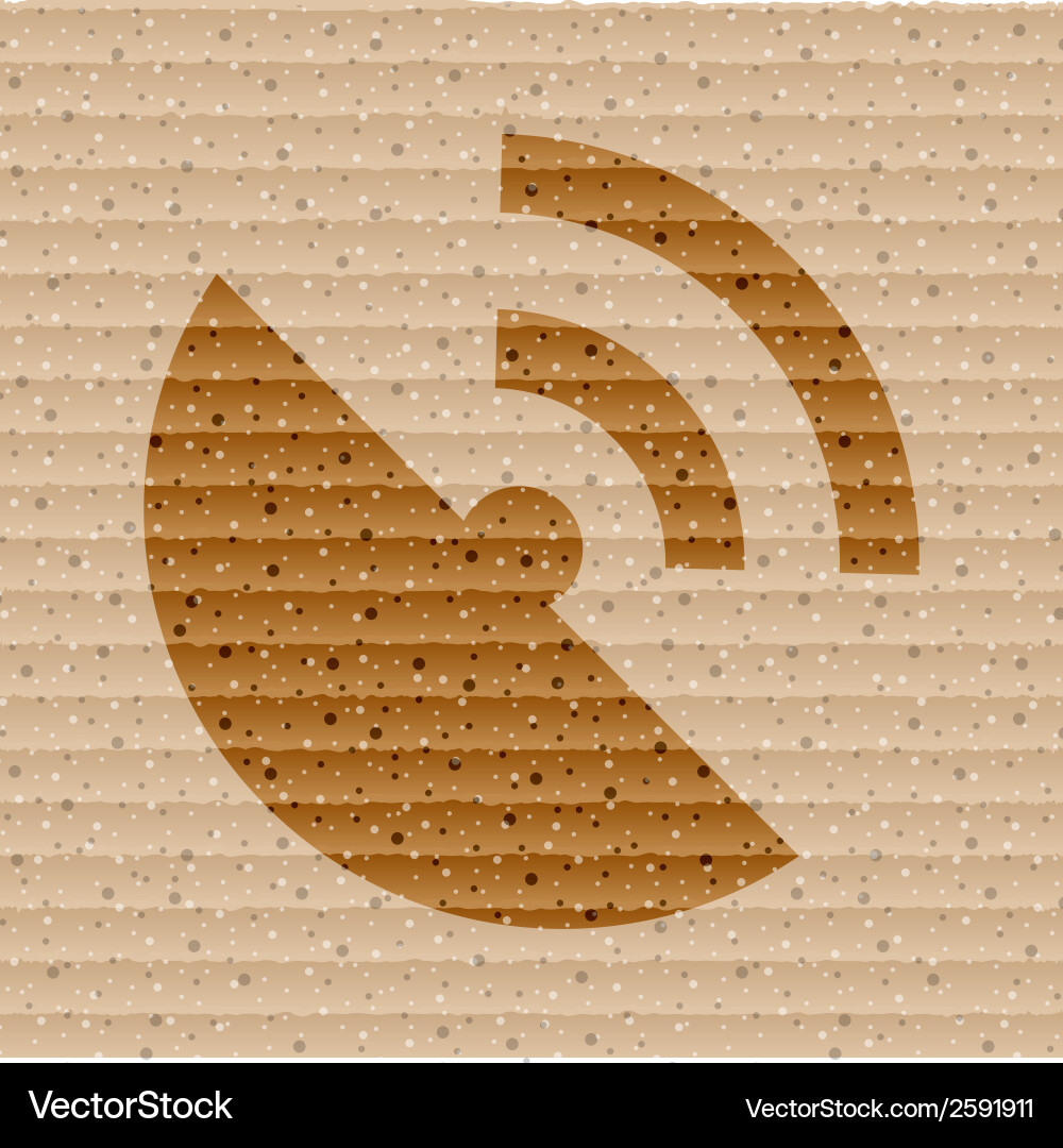 Gpsflat modern web button and space for your text vector image