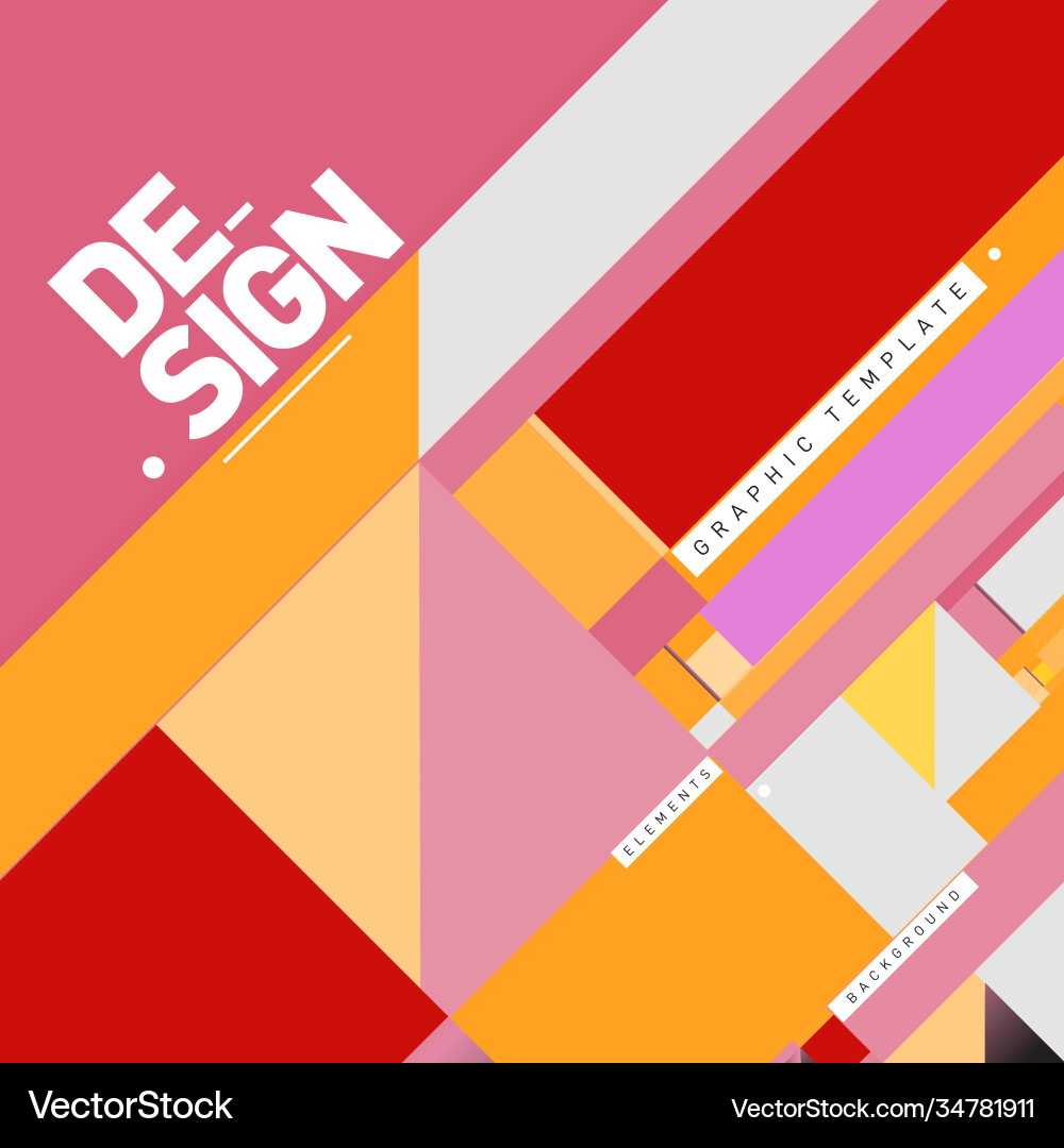 Modern colorful background material design Vector Image