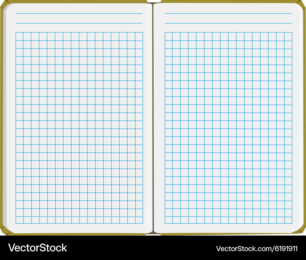 Open Notebook vector image