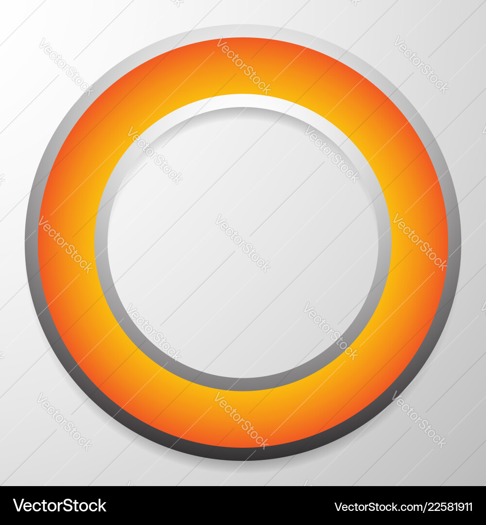 Rounded button tag label with blank empty space vector image