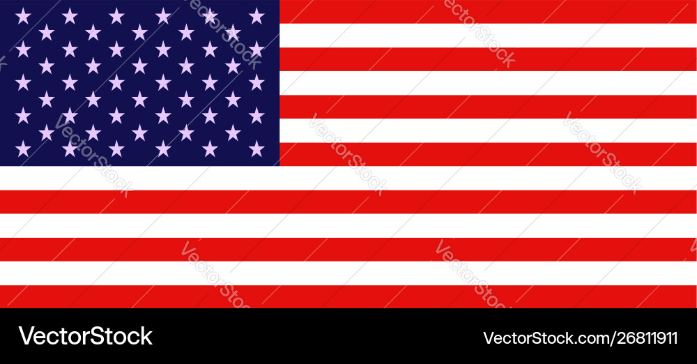 Usa flag icon official symbol united states Usa flag icon official symbol united states vector image