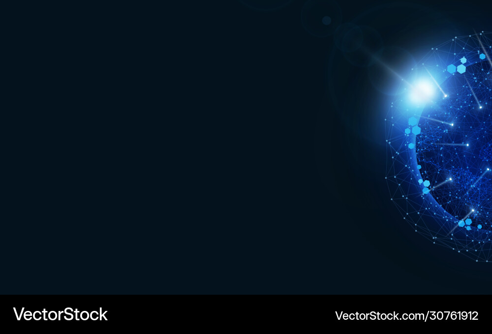 Abstract speed light out technology background Abstract speed light out technology background vector image