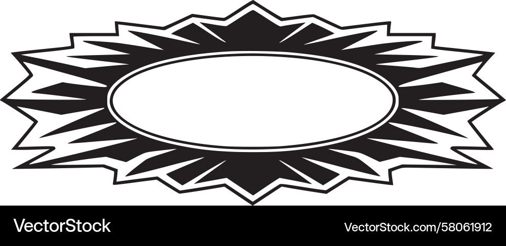 Dynamic Starburst Pattern Vector Image