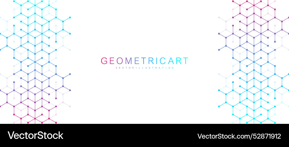 Modern Abstract Geometric Background vector image