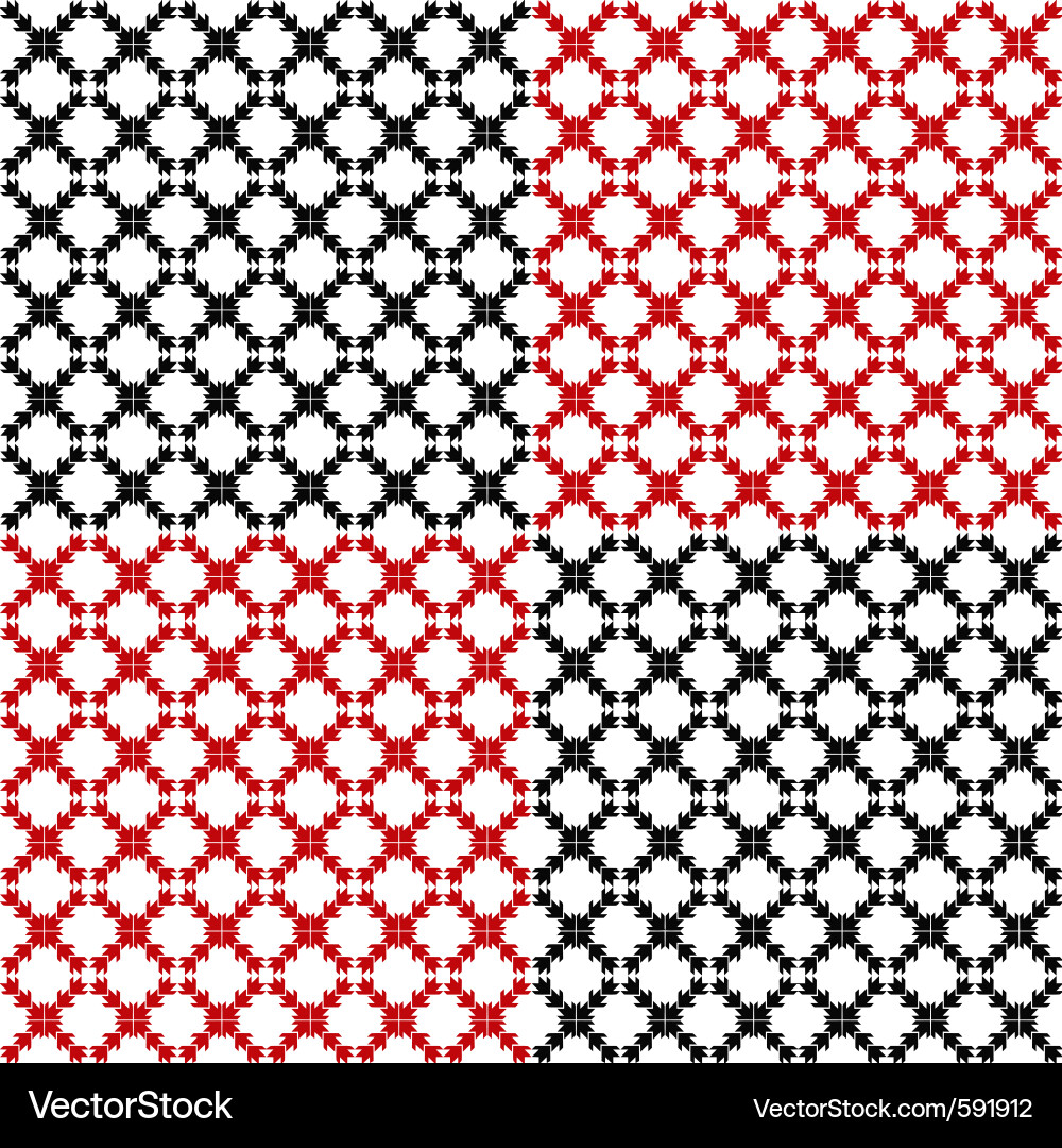 Seamless arrow pattern vector image