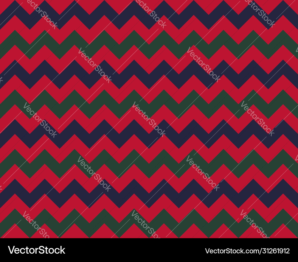 Zigzag pattern seamless zig zag background color Vector Image