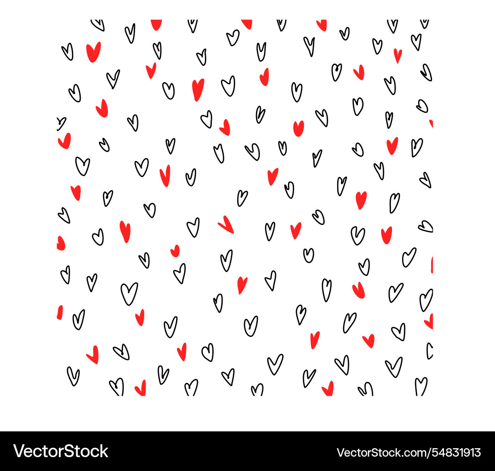 Bright and colorful design with a heart pattern Bright and colorful design with a heart pattern vector image
