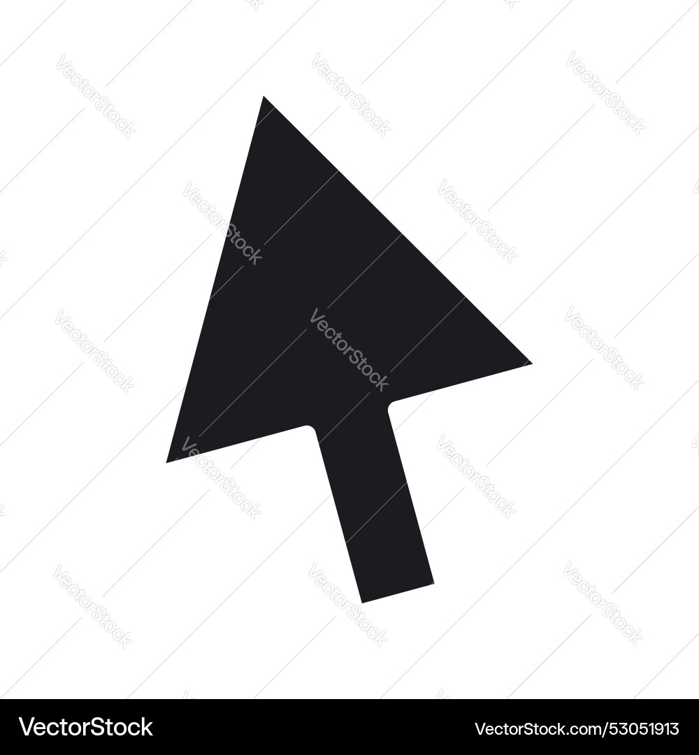 Cursor icon set click arrow symbol web mouse Cursor icon set click arrow symbol web mouse vector image