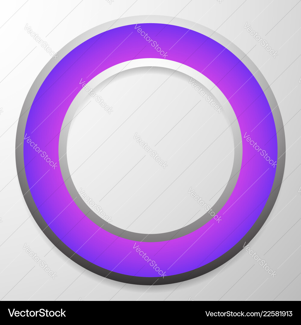 Rounded button tag label with blank empty space Vector Image