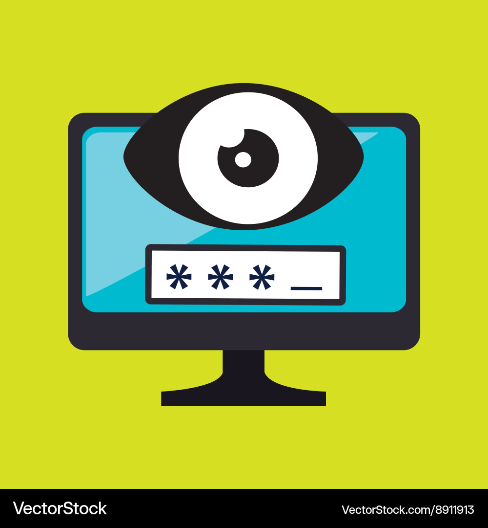 Security password design Vector Image