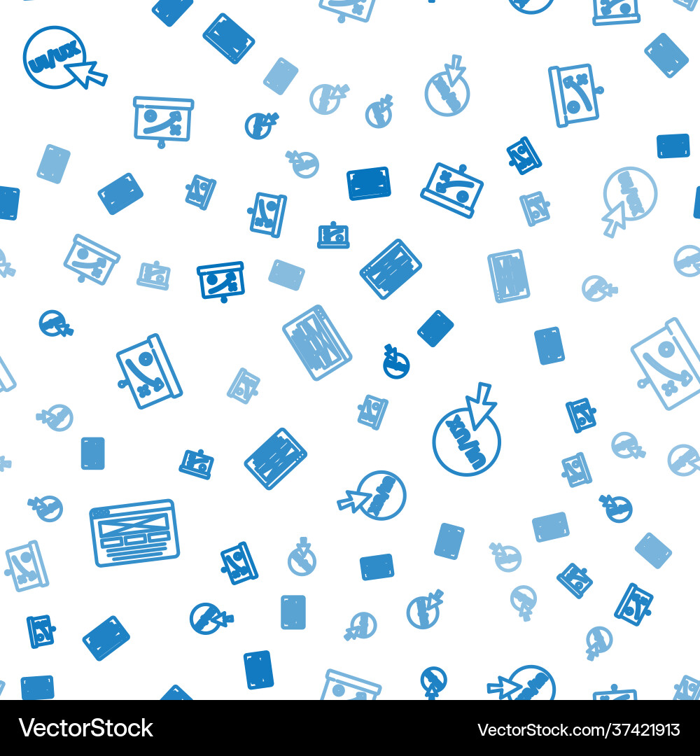 Set line ui or ux design and planning strategy Set line ui or ux design and planning strategy vector image