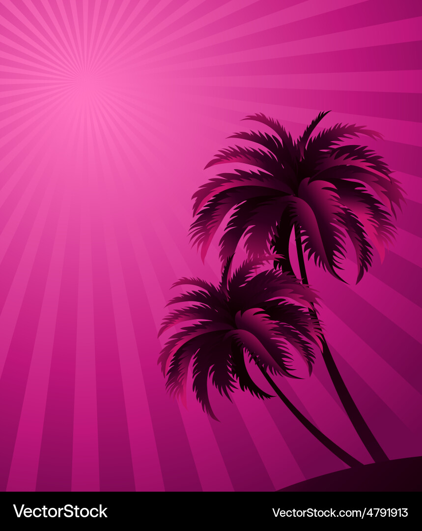 Sunset background Royalty Free Vector Image - VectorStock