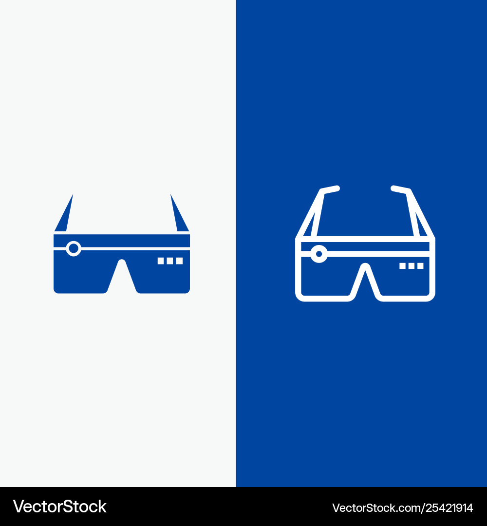 Computer computing digital glasses google line Computer computing digital glasses google line Vector Image