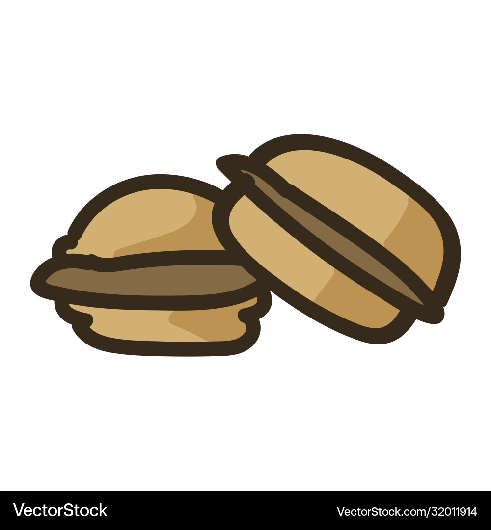 French farmhouse bakery macaroon food clipart French farmhouse bakery macaroon food clipart vector image