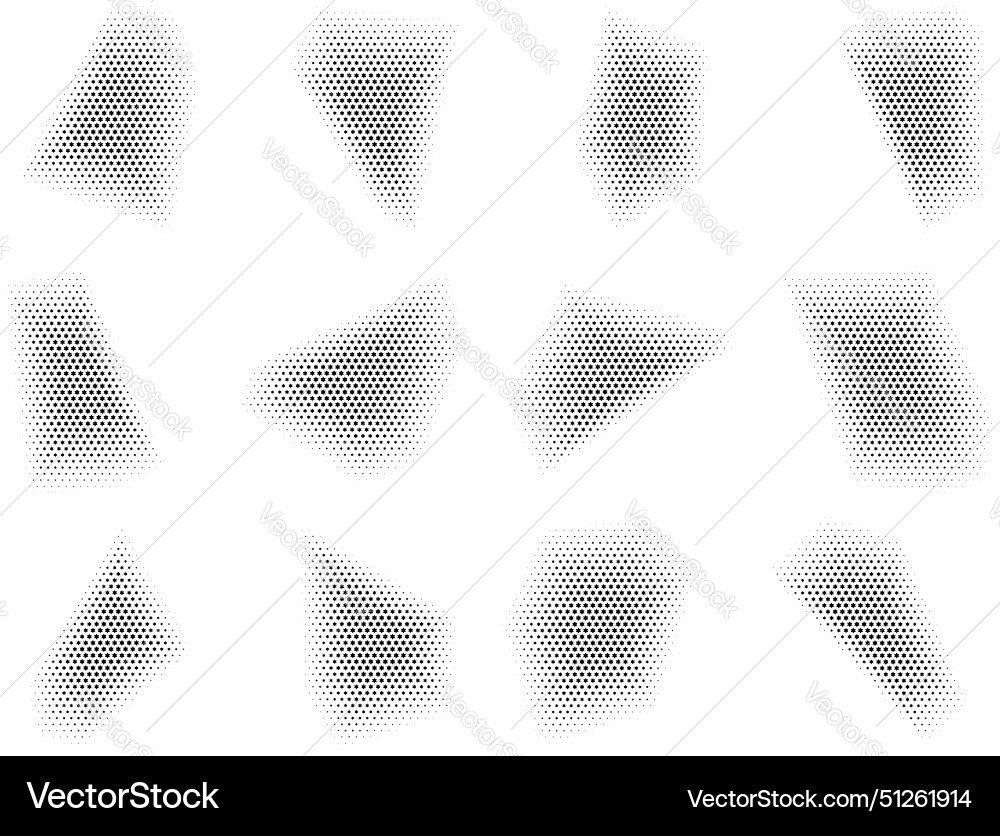 Halftone star pattern reprographic technique vector image