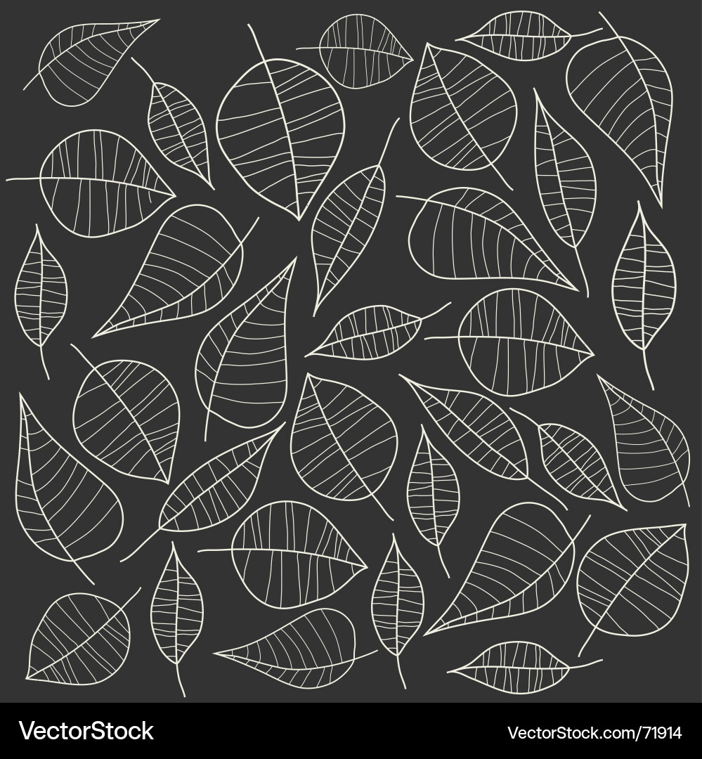 Leaf Pattern Vector Image