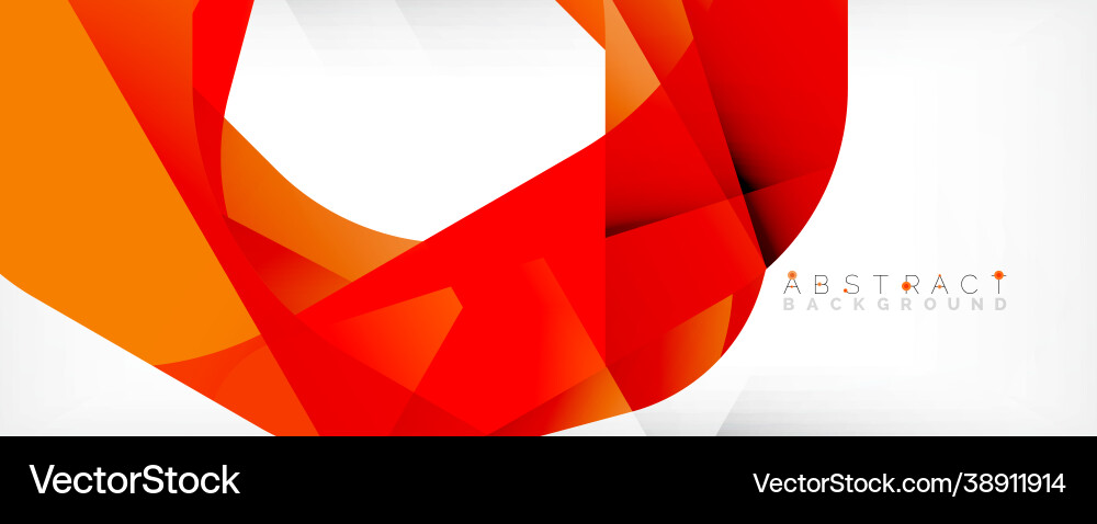 Minimal abstract background - color overlapping vector image