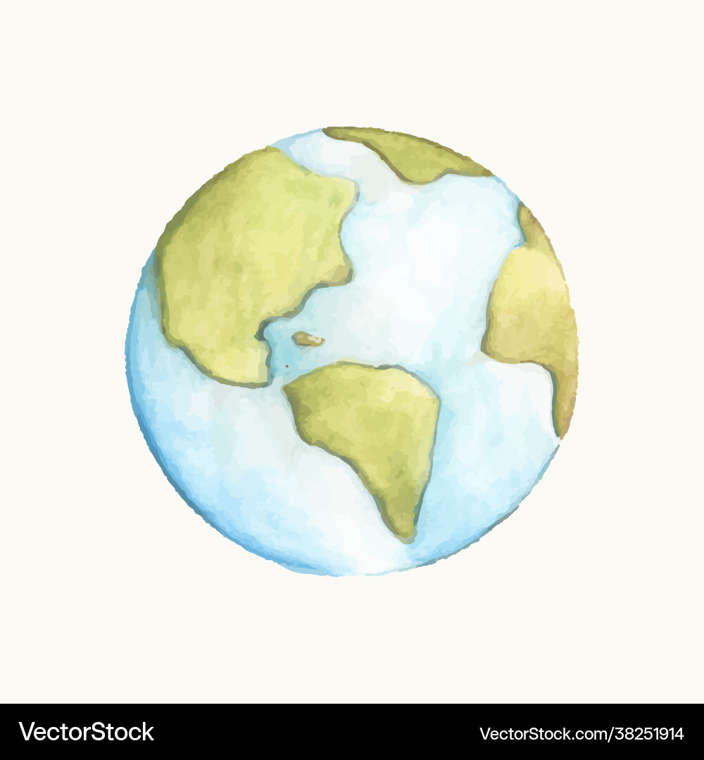 Planet earth vector image