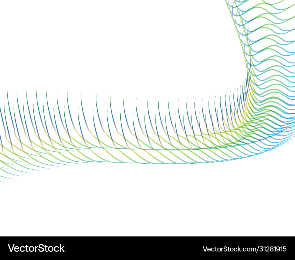 Abstract background blend wave line design Vector Image
