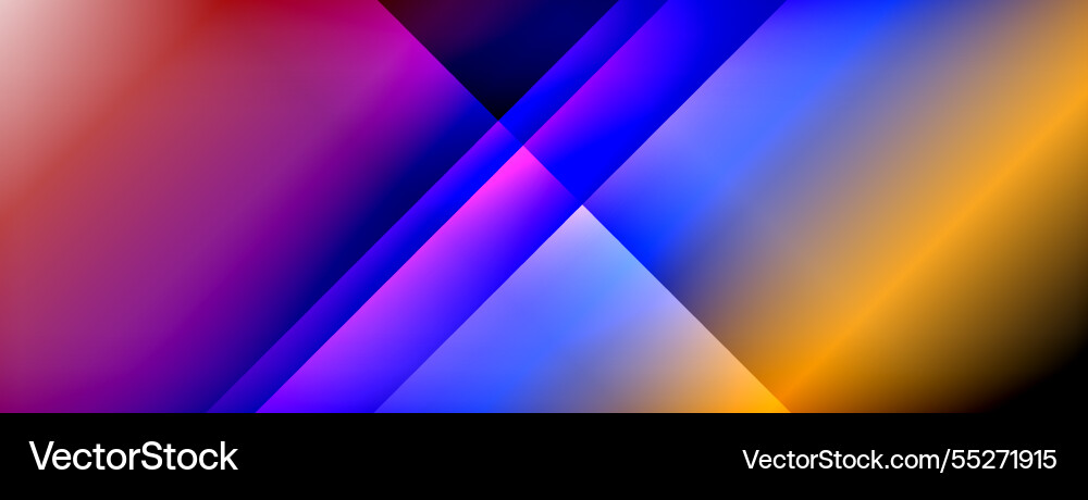 Colorful gradient with lines made of shadow Vector Image