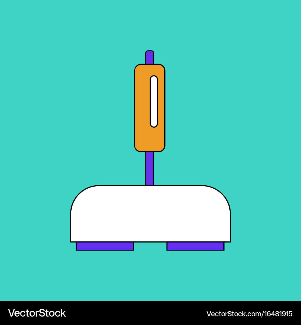 Flat icon design collection playing joystick vector image