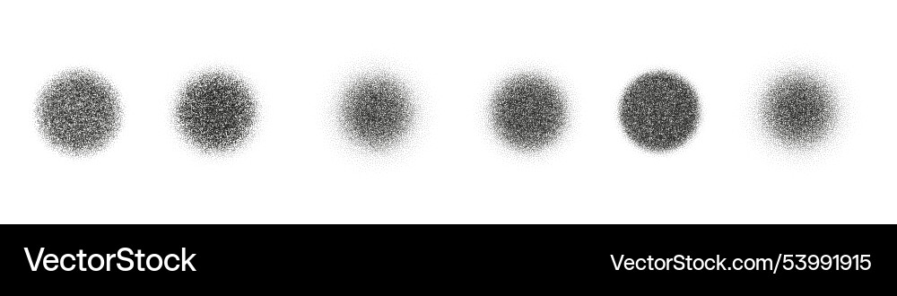 Grainy noise pattern with gradient dots Grainy noise pattern with gradient dots Vector Image