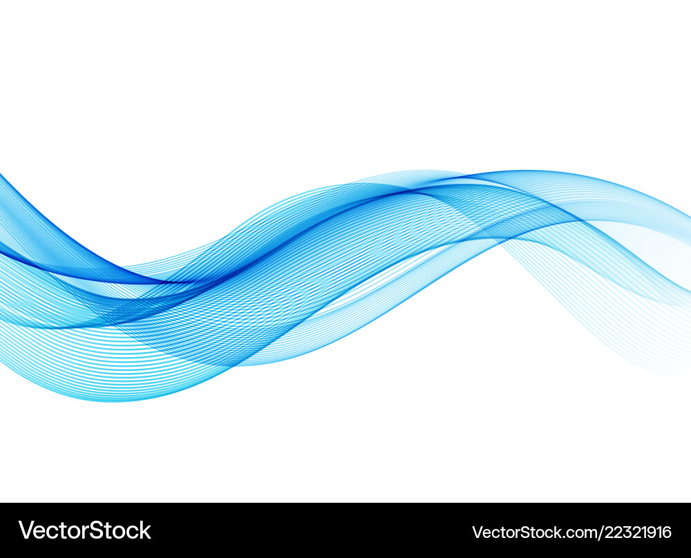 Abstract Color Wave Background vector image