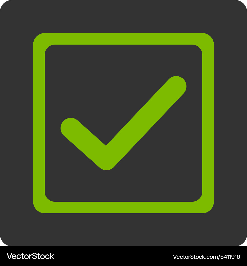 Checkbox icon Vector Image