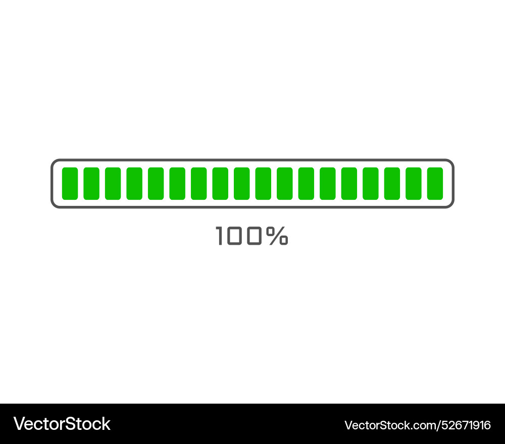 Sammlung Ladebar Status-Icon-Set geladen Sammlung Ladebar Status-Icon-Set geladen Vektorbild