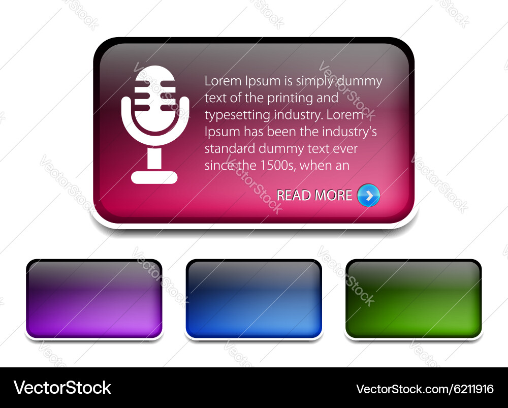 Web elements design vector image