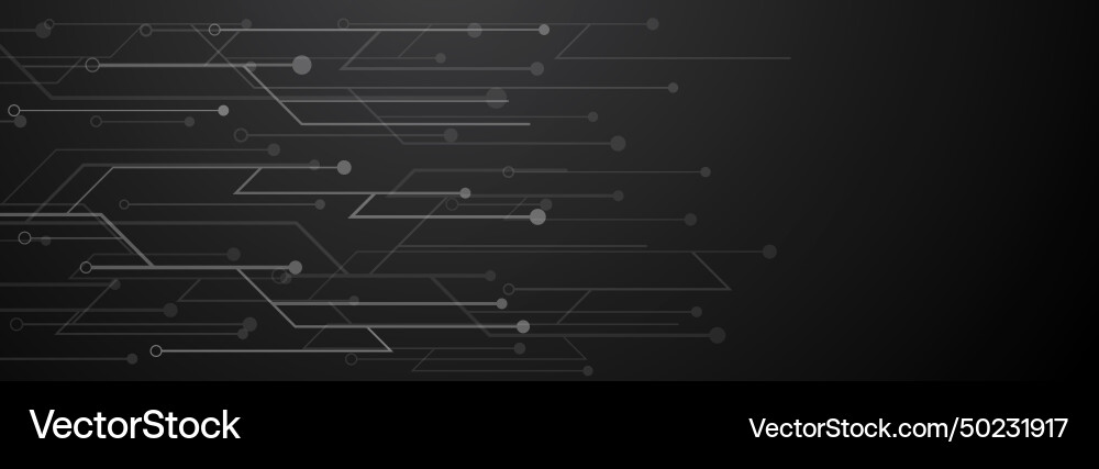 Abstract background made of lines and dots vector image
