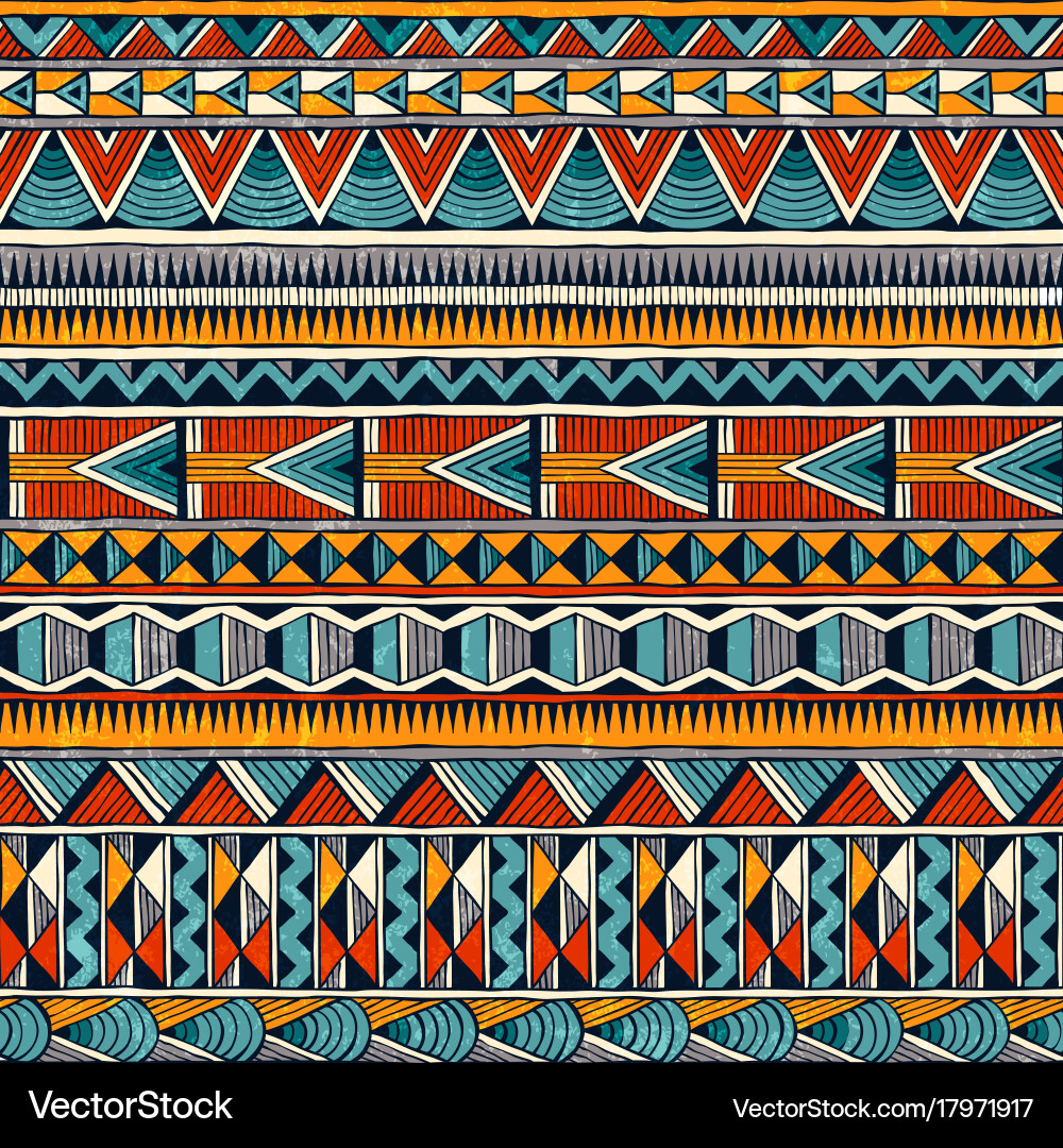 African Tribal Pattern Ornament vector image