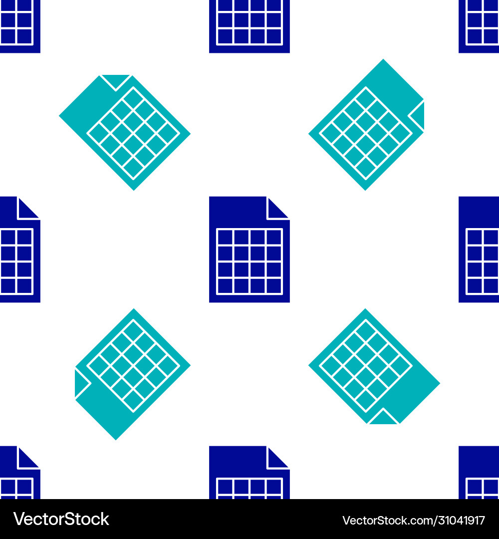 Blue file document icon isolated seamless pattern Blue file document icon isolated seamless pattern vector image