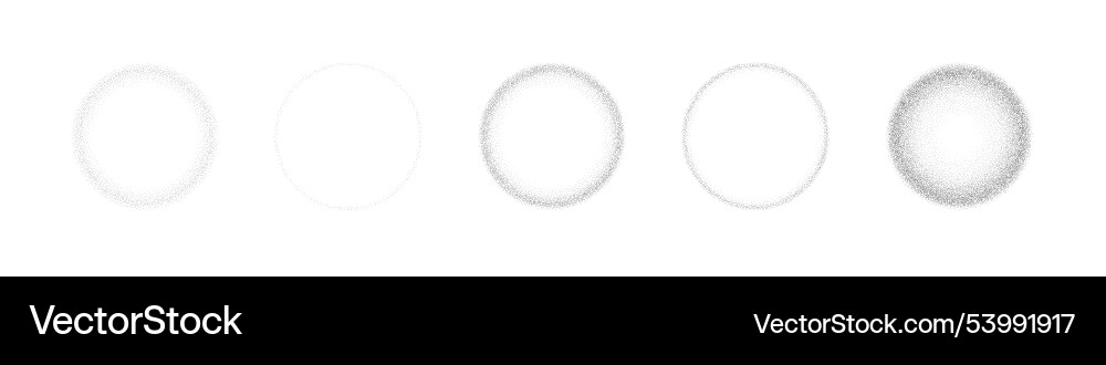 Gradient dots with grainy texture and noise Gradient dots with grainy texture and noise vector image