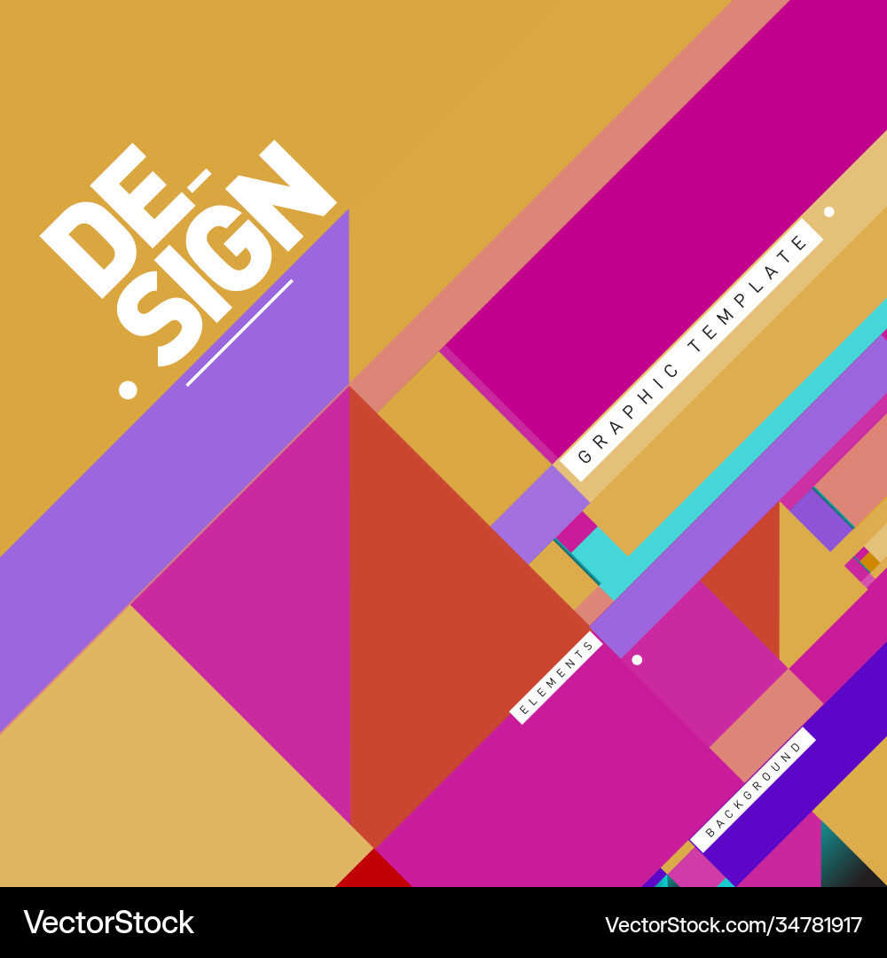 Modern colorful background material design Vector Image