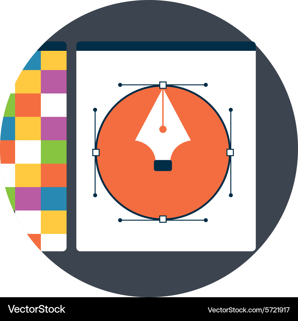 Print Production Workflow vector image