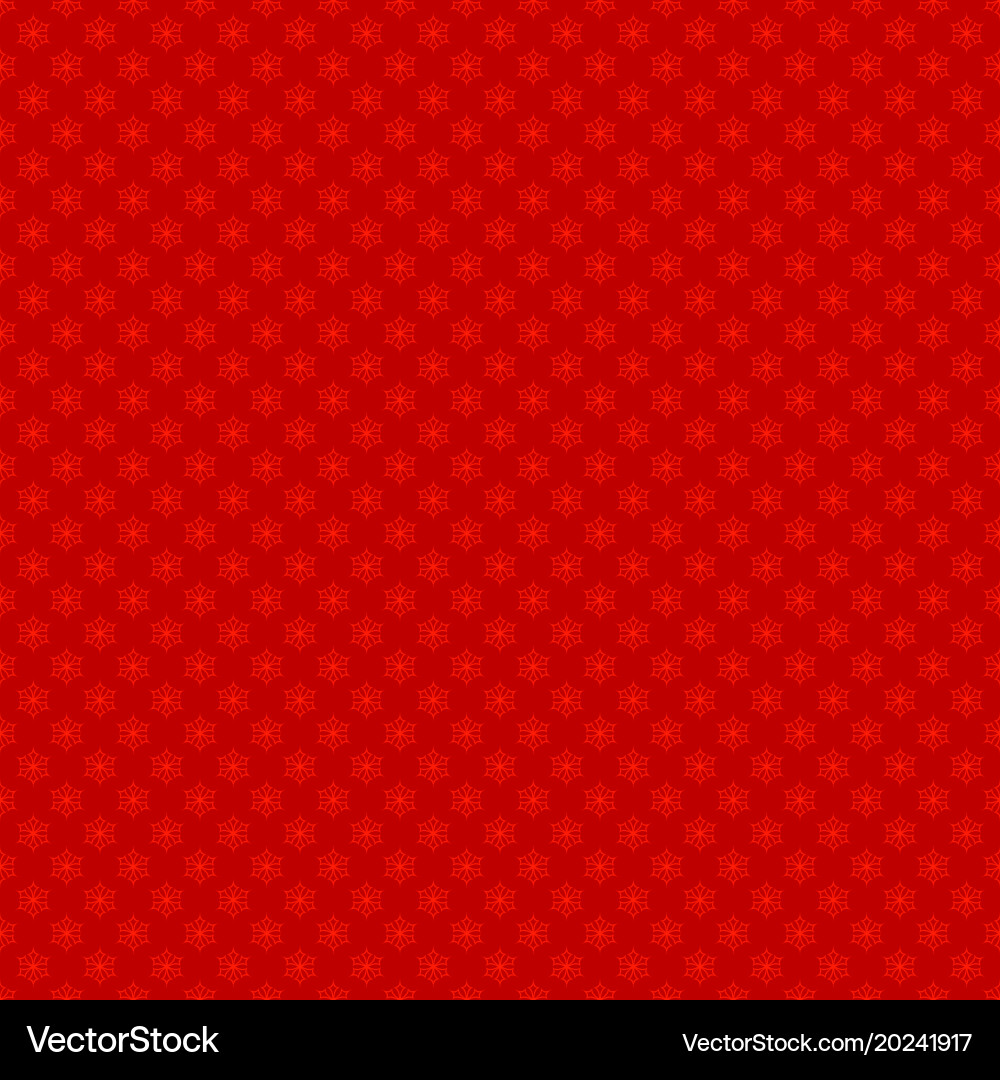 Seamless retro geometric snowflake pattern Vector Image